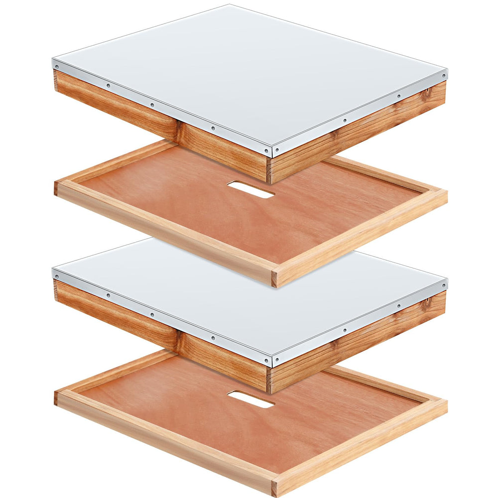 Colingmill front view of two telescoping covers showing fit and weatherproof benefit