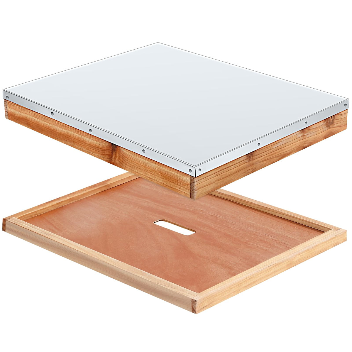 Colingmill front view telescoping cover showing weatherproof protection and fit