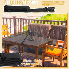 Colingmill under covered patio table shedding rain effectively