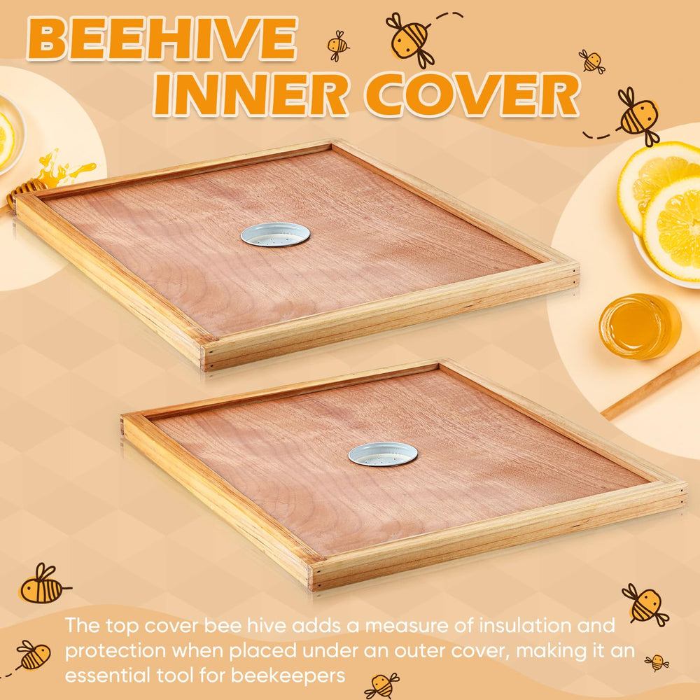 Colingmill inner cover feeding hole detail showing snug feeder fit for controlled feeding