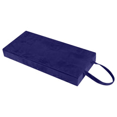 Colingmill kneeler front view showing navy microfiber and supportive padding