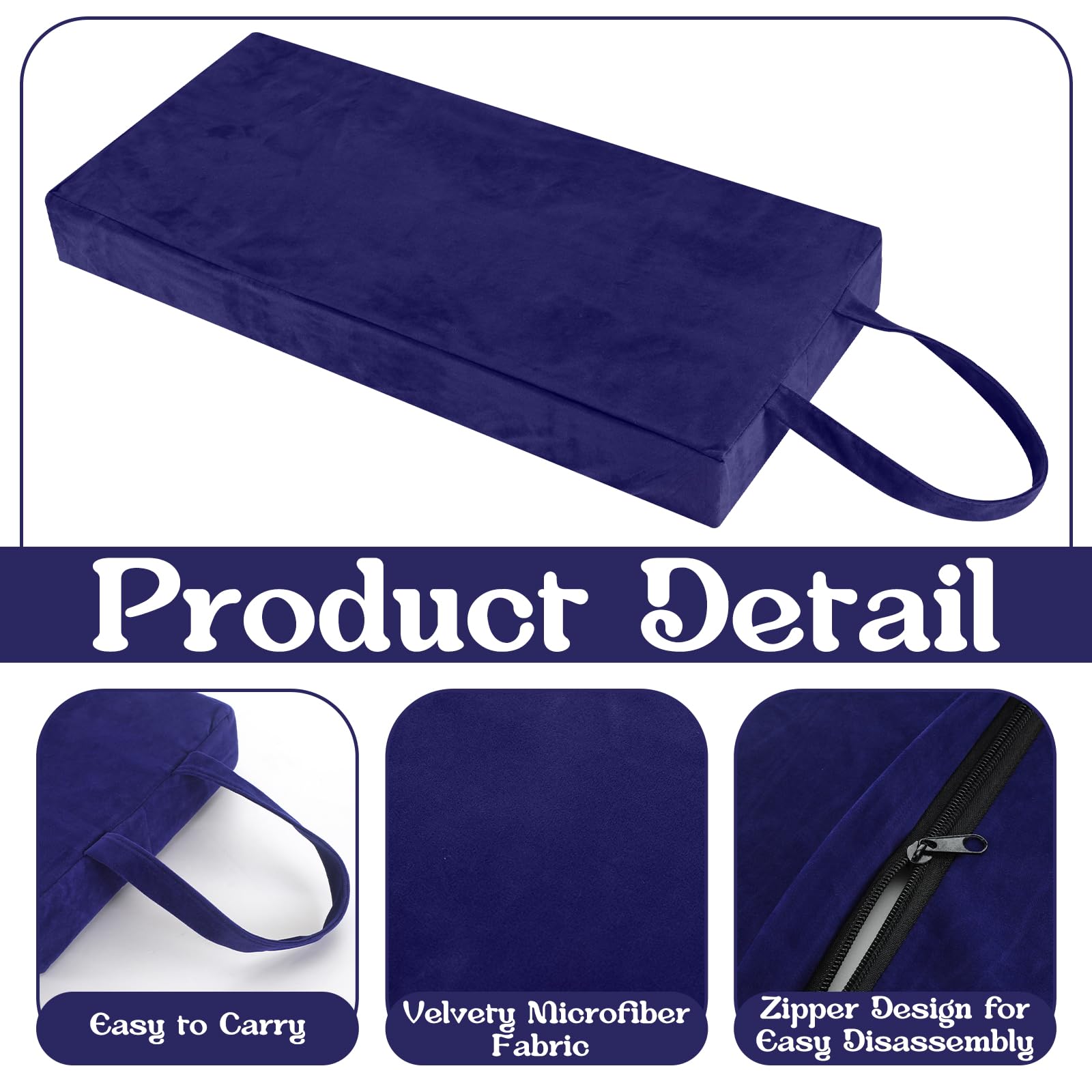 Colingmill kneeler bottom zipper revealed for easy cover removal and washing