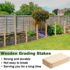 Colingmill stake beside ruler showing accurate 24-inch size for planning