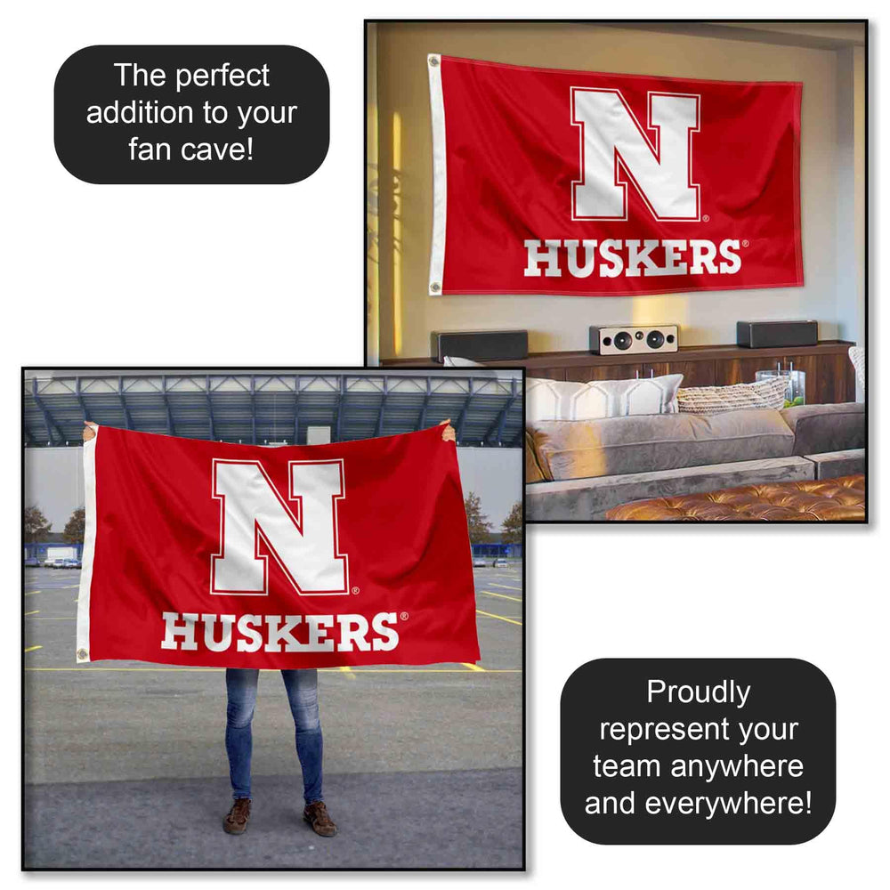 College Flags & Banners Co. flag mounted on a flagpole, provides bold outdoor presence