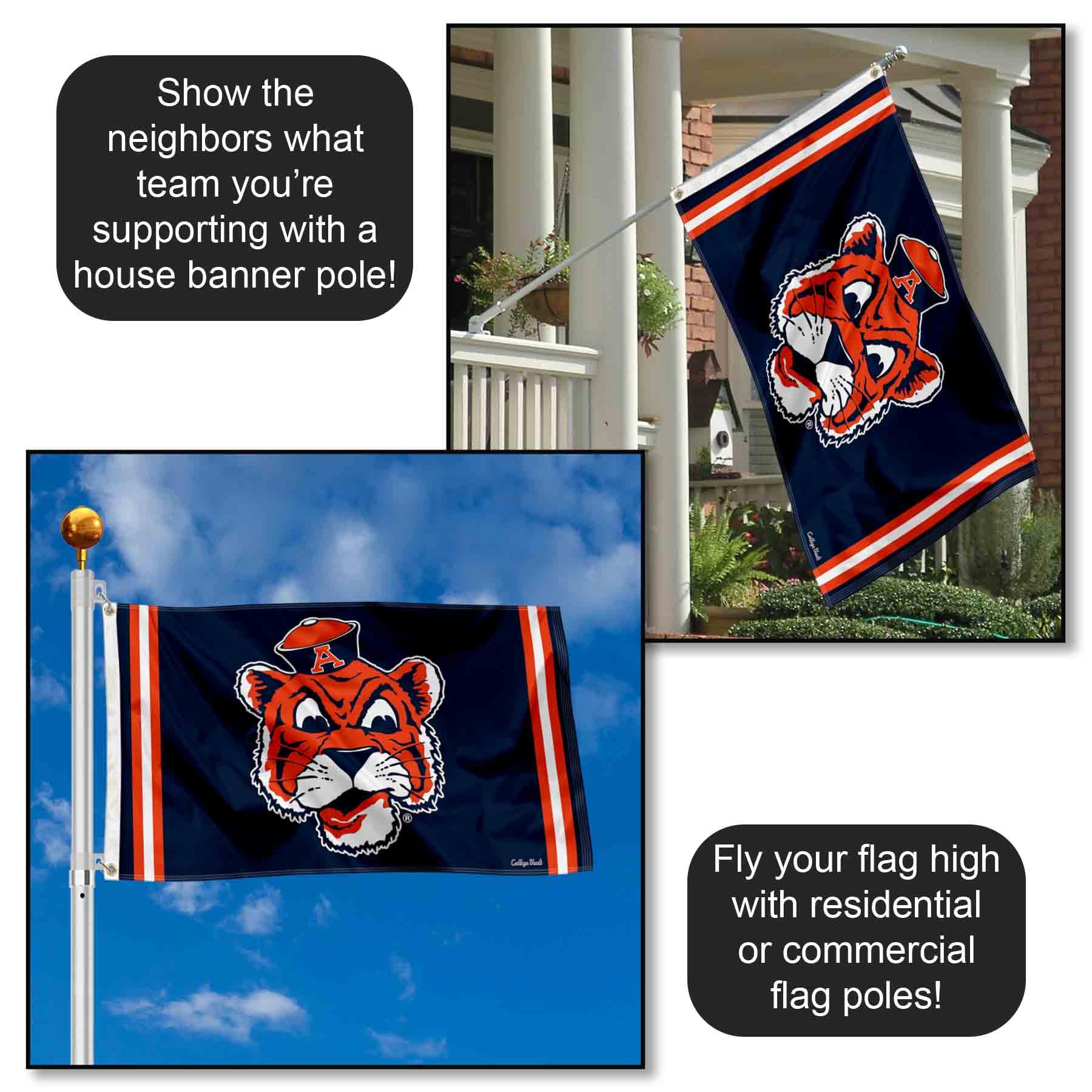 College Flags & Banners Co. metal grommet detail for secure attachment