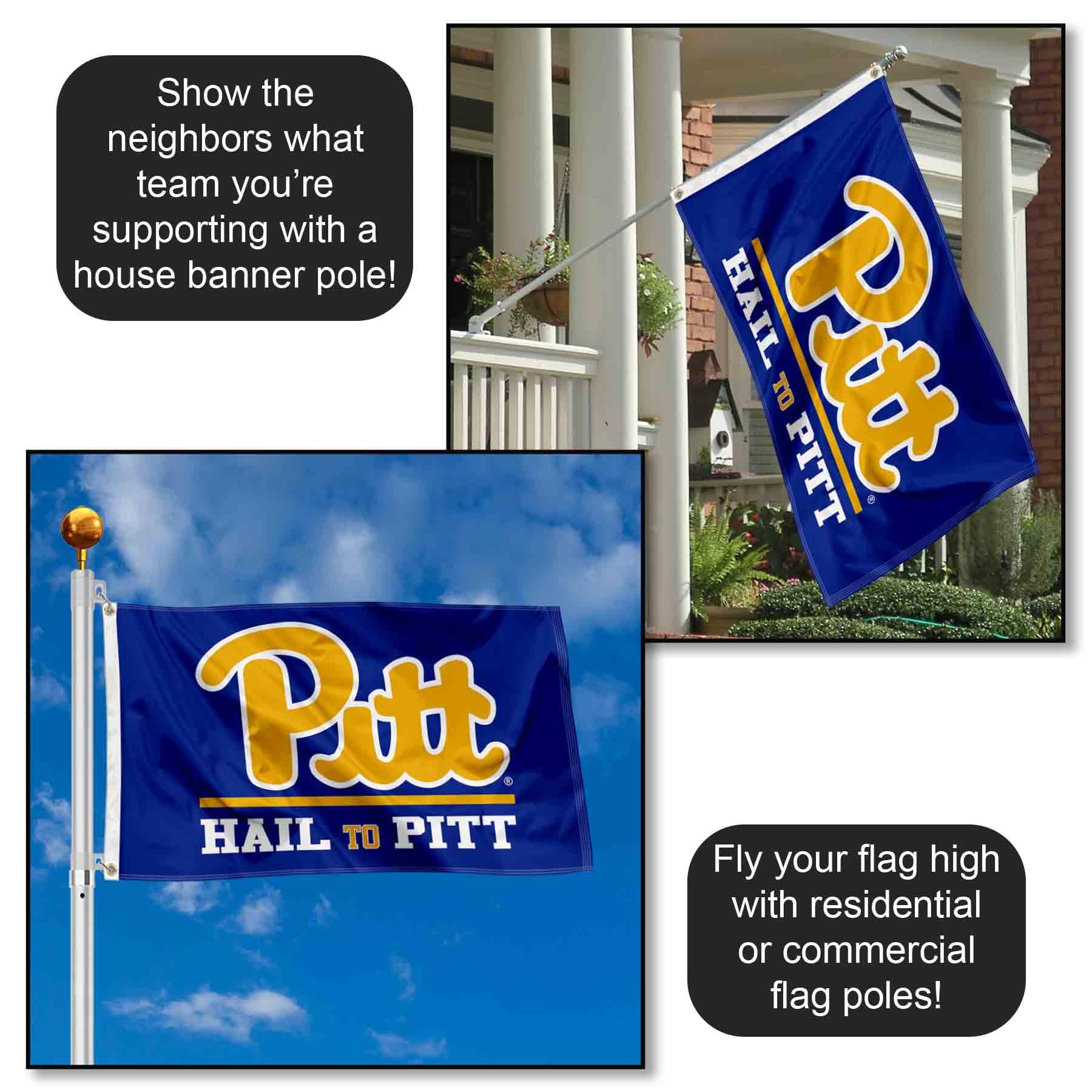 College Flags & Banners Co. fabric texture close-up highlighting strong 150D polyester