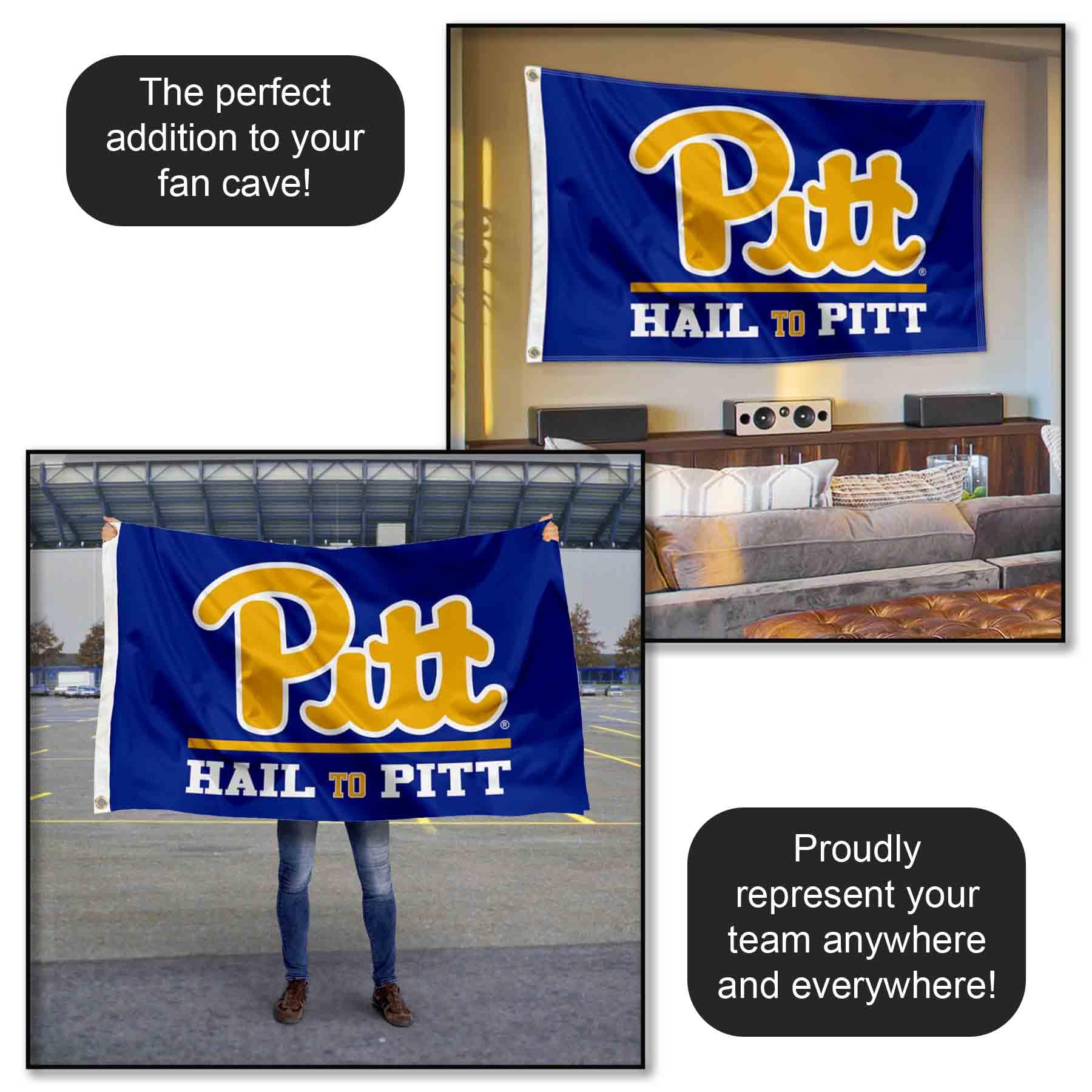 College Flags & Banners Co. flag at a tailgate showing portable team spirit advantage