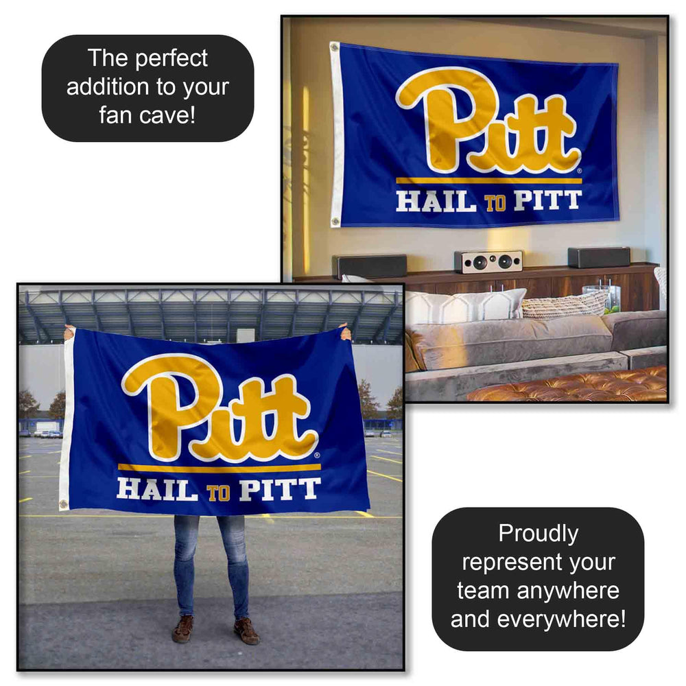 College Flags & Banners Co. flag at a tailgate showing portable team spirit advantage