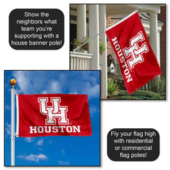 College Flags & Banners Co. polyester texture close-up showing durable, weather-ready weave
