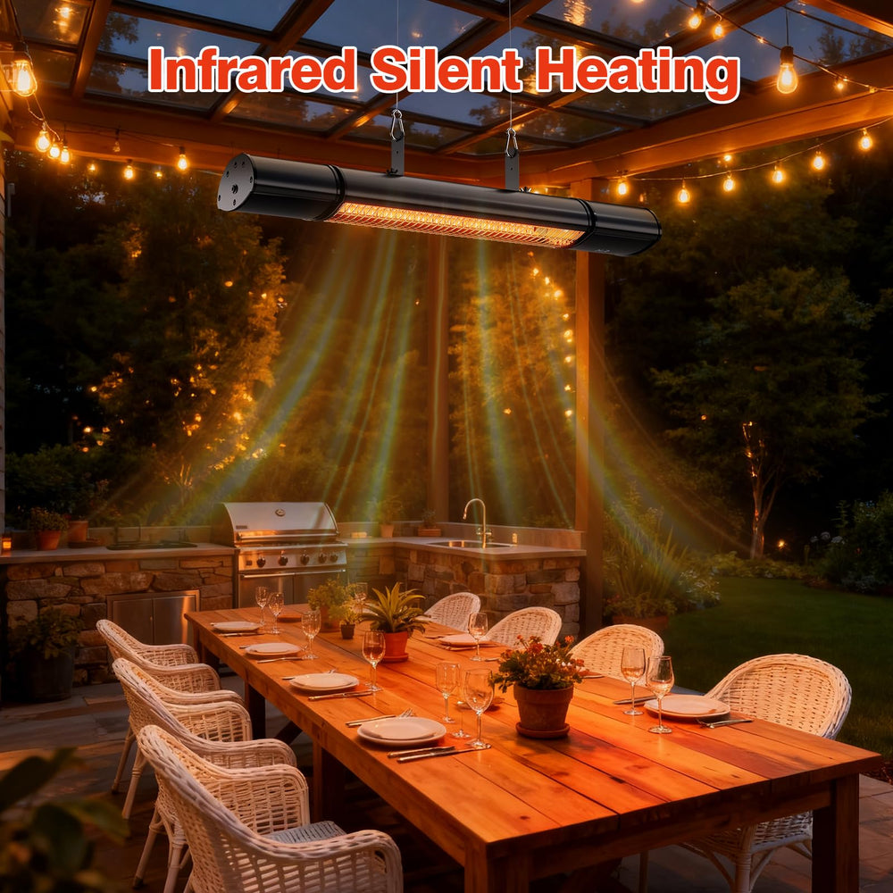 Colliford carbon fiber heating tube detail, delivers instant radiant warmth for users