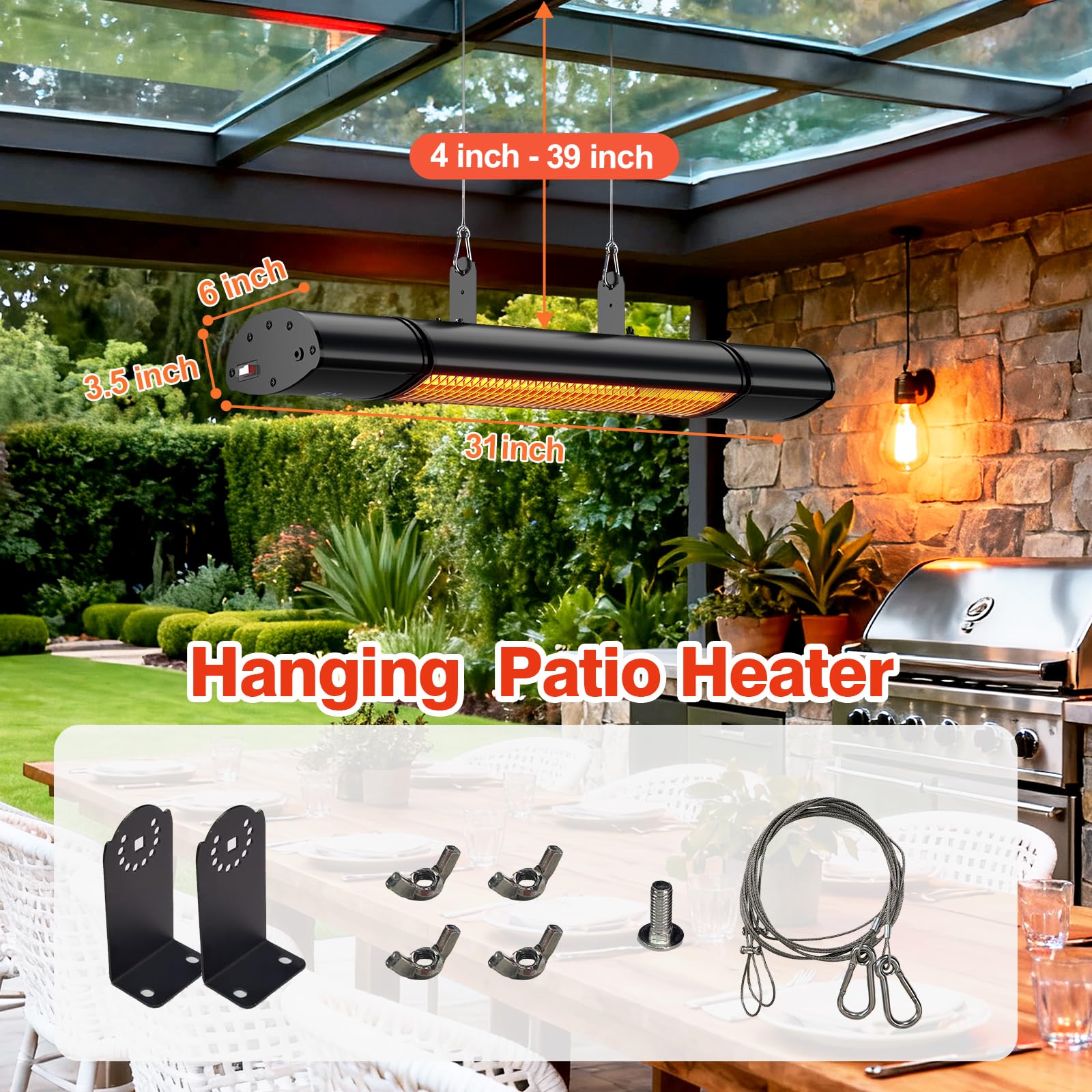 Colliford product label and mounting bracket, highlights IP55 rating and installation hardware
