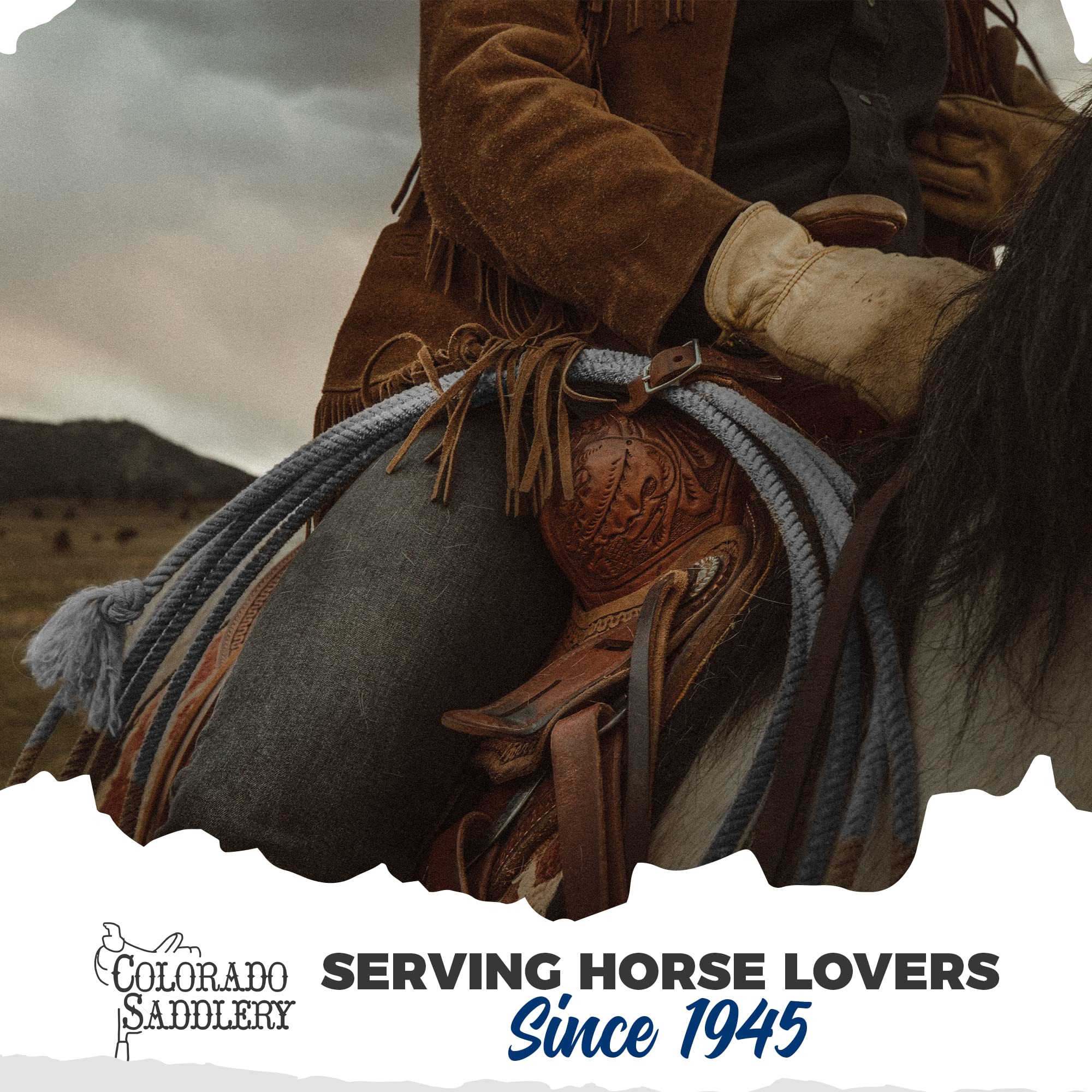 Colorado Saddlery rope draped on ranch gate in lifestyle scene conveying ready-to-use reliability