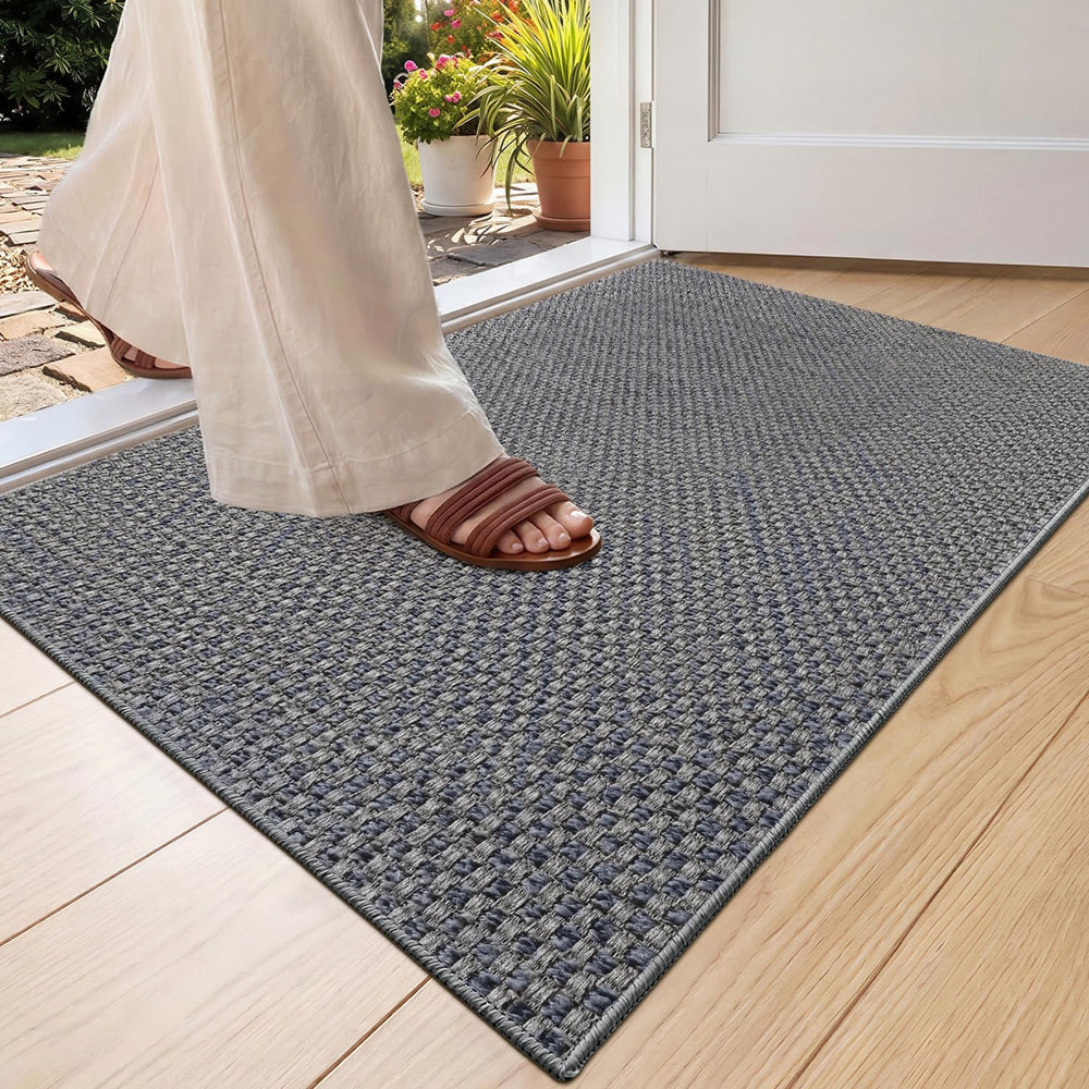 Color&Geometry front view doormat showing clean modern design and practicality