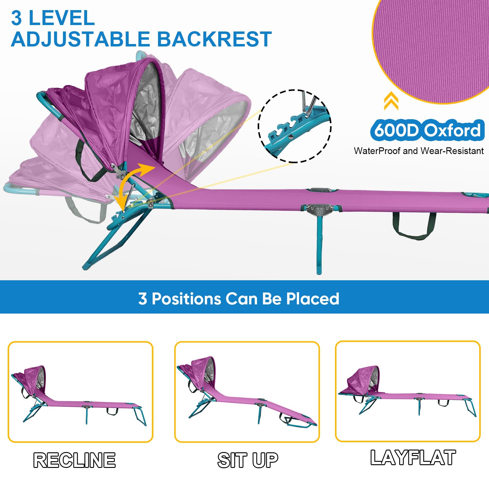Colorsoul folded with carrying handle for easy transport and storage
