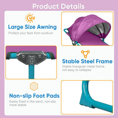 Colorsoul reclining in use at poolside demonstrating ergonomic support