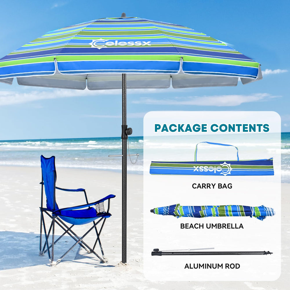 Colossx size comparison next to lounge chairs illustrating generous coverage