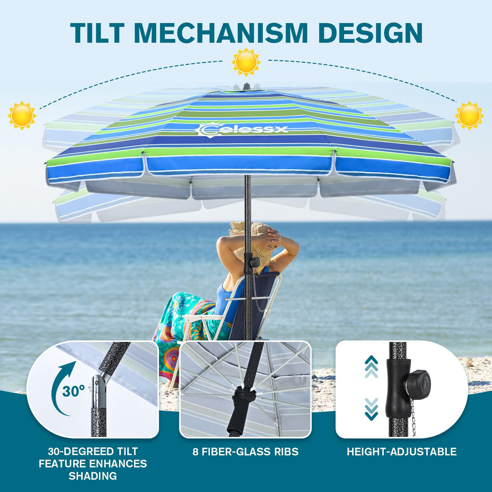 Colossx vented top and fiberglass ribs showing wind-resistant design benefit