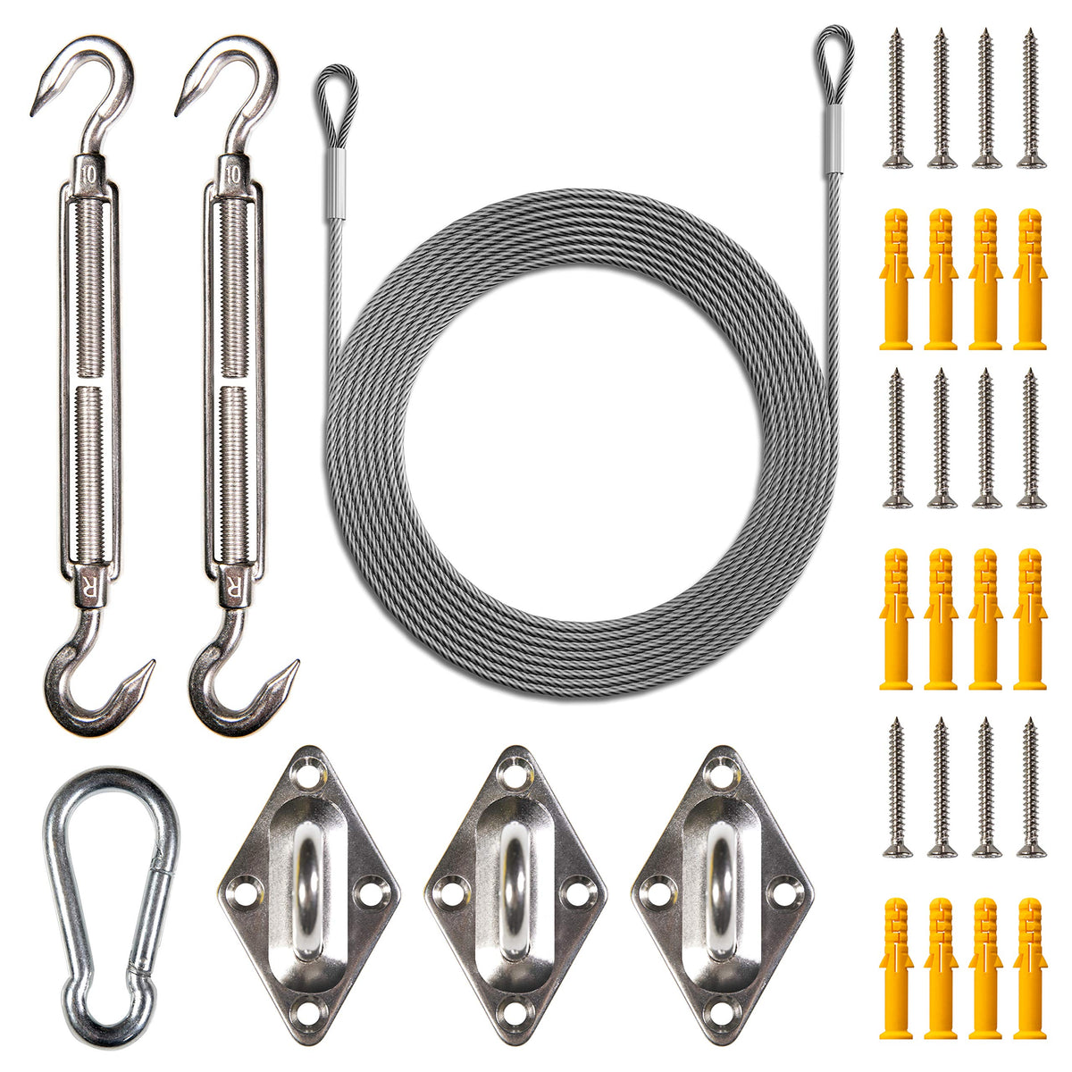 ColourTree kit laid out showing all hardware and benefit of complete set