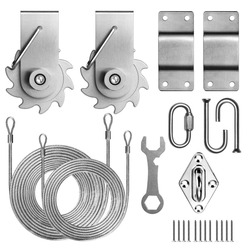 ColourTree front view of winch and hardware kit showing complete bundle benefit