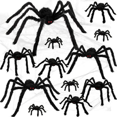 Colovis front packaging showing full 12-piece spider set for instant Halloween impact