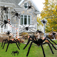 Colovis giant 50-inch spider displayed to show impressive scale for yard focal point