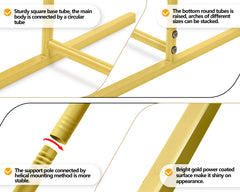 COLRASN close-up of curved joint highlighting easy snap assembly benefit