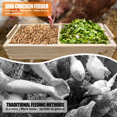 COLRASN close-up stainless wire mesh tray for dry, fresh feed benefit