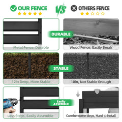 COLRASN fence installed around air conditioner providing discreet protection
