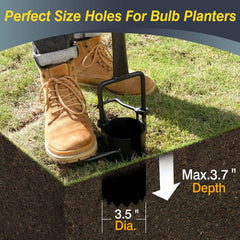 Colwelt T-style soft grip handle detail for comfortable standing planting sessions