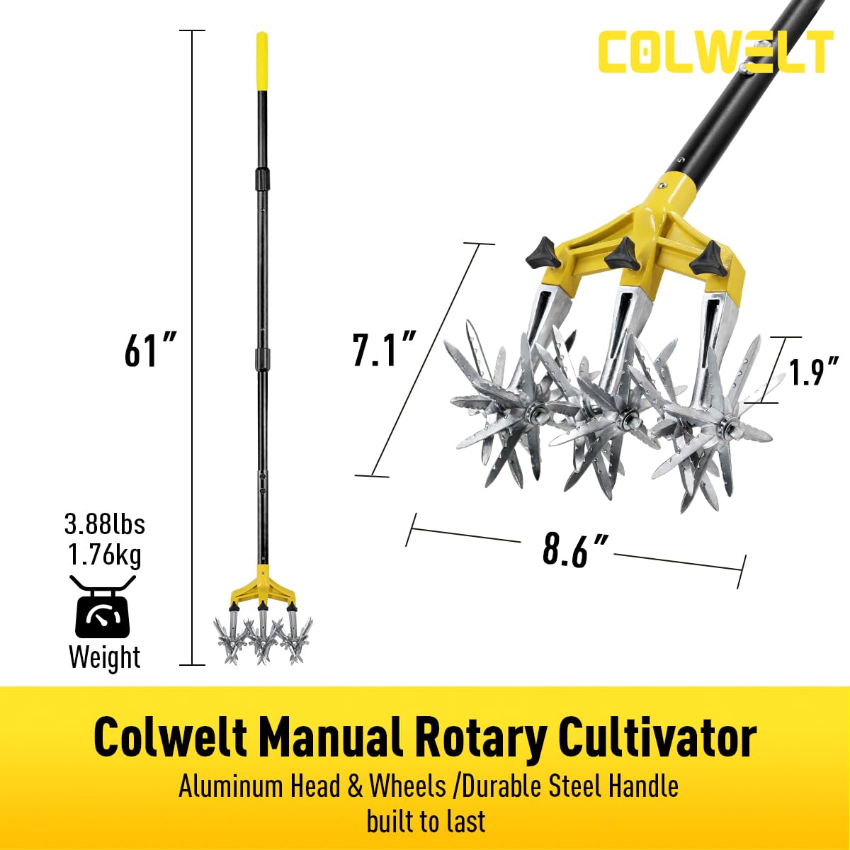 Colwelt hanging clean after use to demonstrate easy maintenance and storage