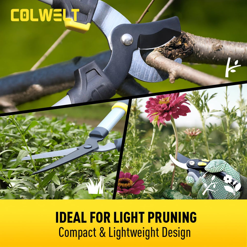 Colwelt close-up carbon steel blade showing low-friction coating for smoother cuts