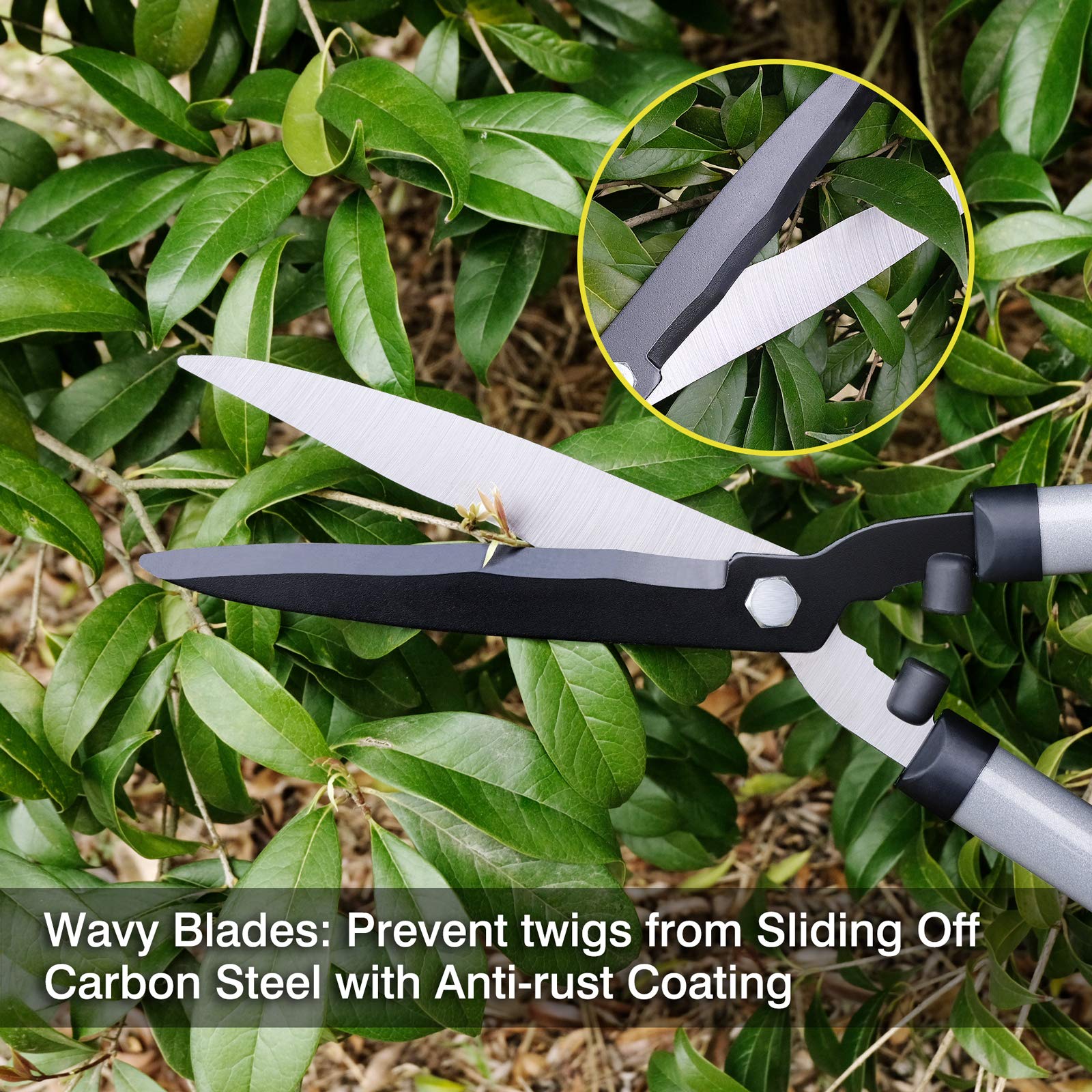 Colwelt full-length shears held for scale illustrating lightweight 1.8 lb ease