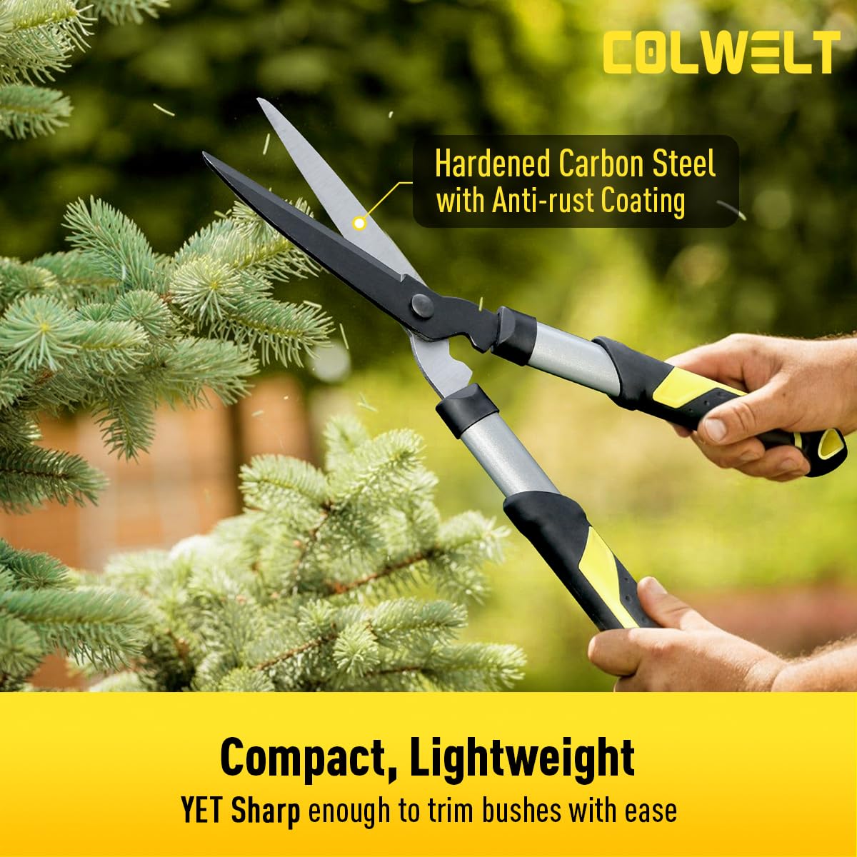 Colwelt loppers in use cutting a branch showing efficient branch removal