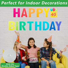 ComboJoy number stickers and balloon strips detail for quick personalization