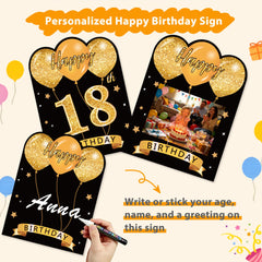 ComboJoy personalized number panels and photo placement for custom age display