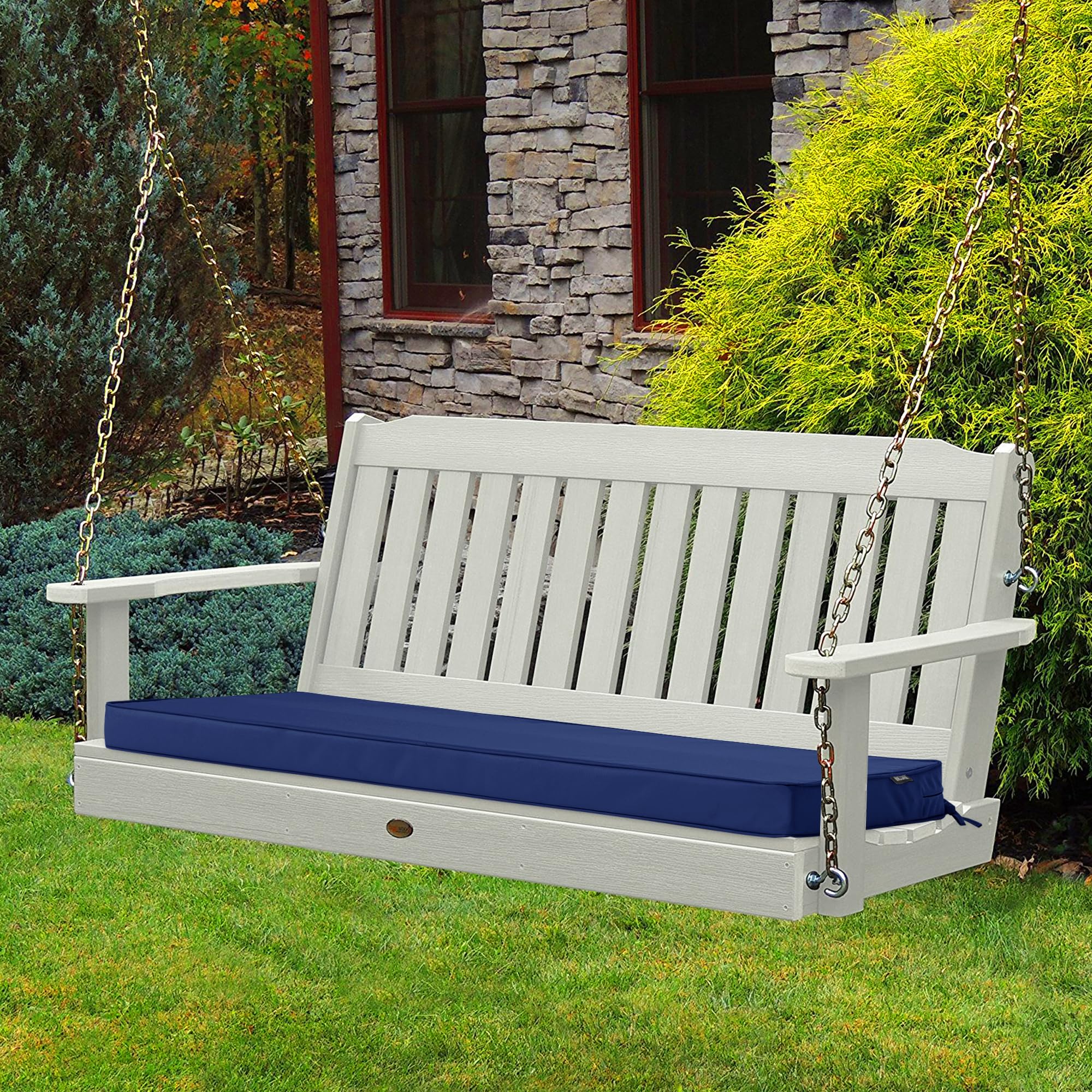 Comcaver cushion next to ruler to show accurate 42x18x3-inch scale
