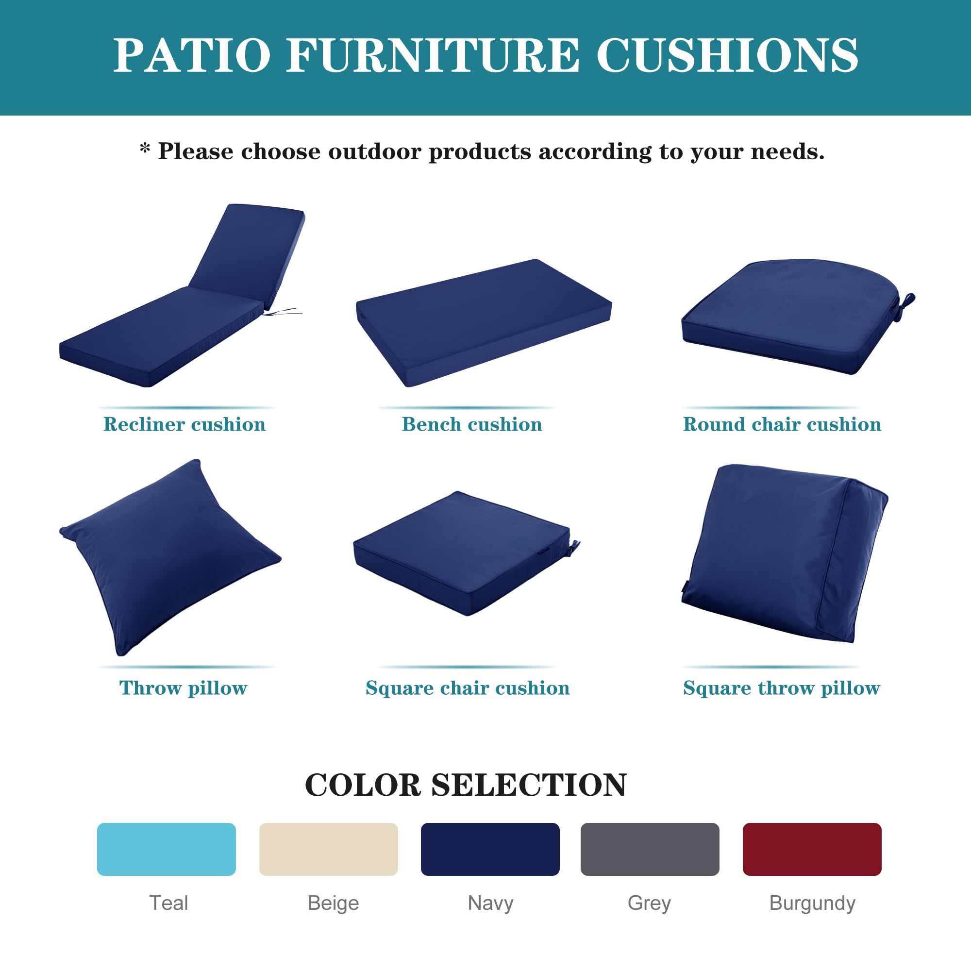 Comcaver cushion beside ruler showing 80x26x3 inch size for fit clarity
