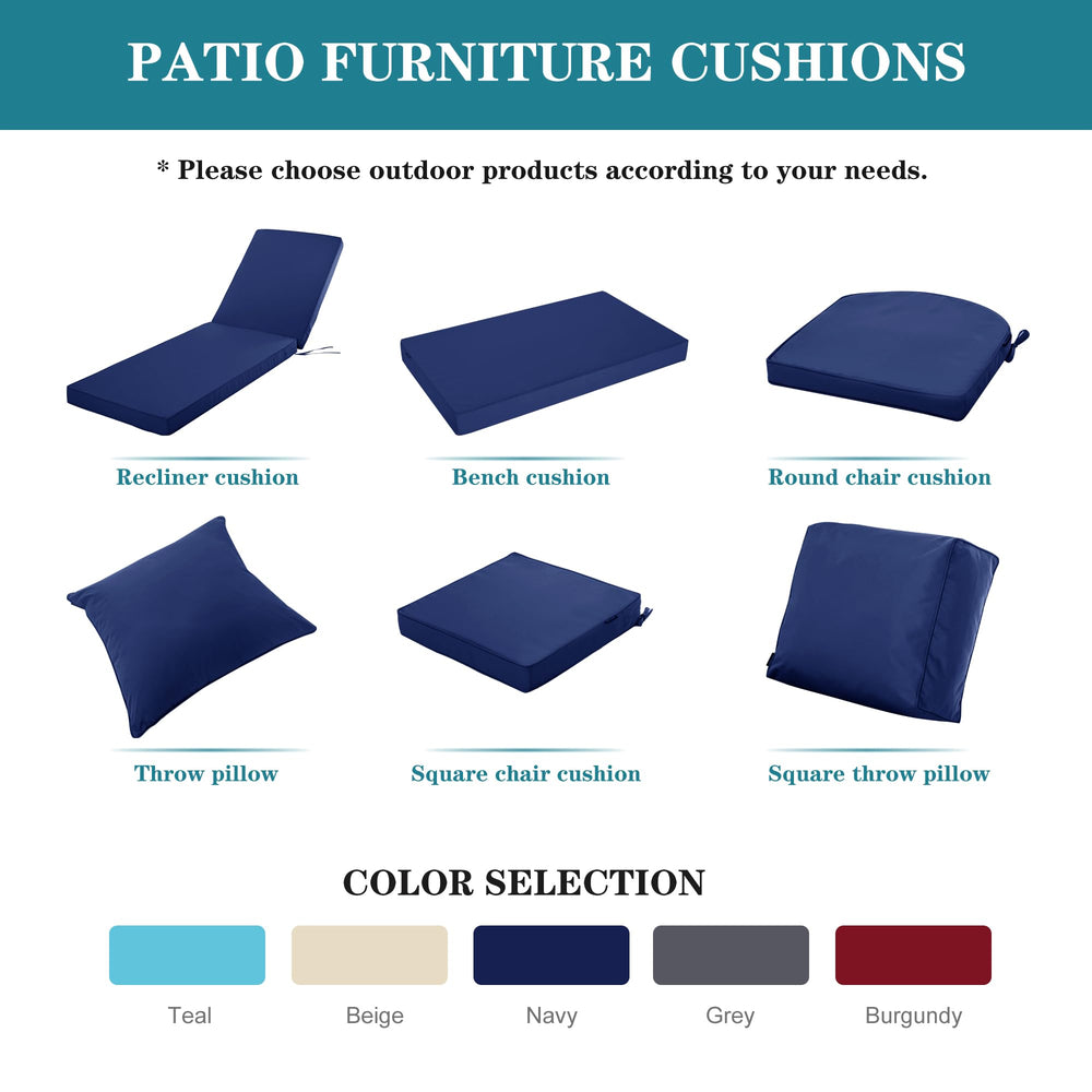 Comcaver cushion beside ruler showing 80x26x3 inch size for fit clarity