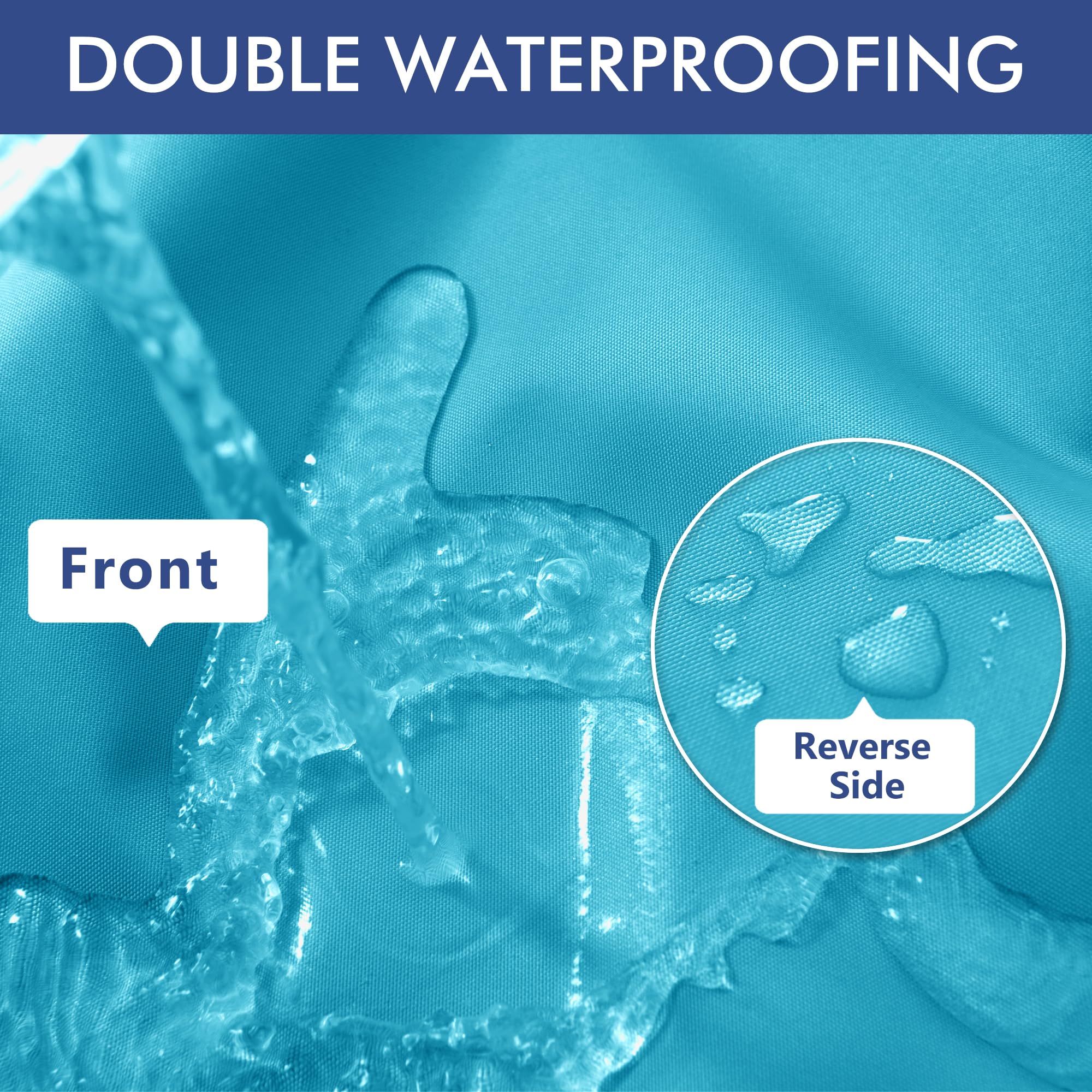 Comcaver fabric close-up texture highlighting waterproof finish and long-lasting color