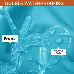 Comcaver close-up of solution-dyed fabric showing durable texture benefit