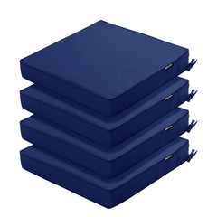 Comcaver front view of four cushions showing coordinated set and vibrant color benefits