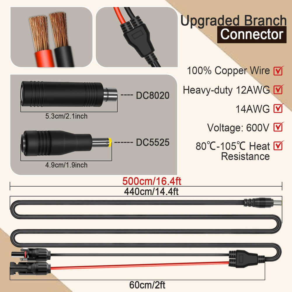 COMeap cable cross‑section showing heavy 12AWG conductors for reduced voltage drop