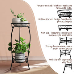 Cometofit plant stands in use on balcony creating layered garden display