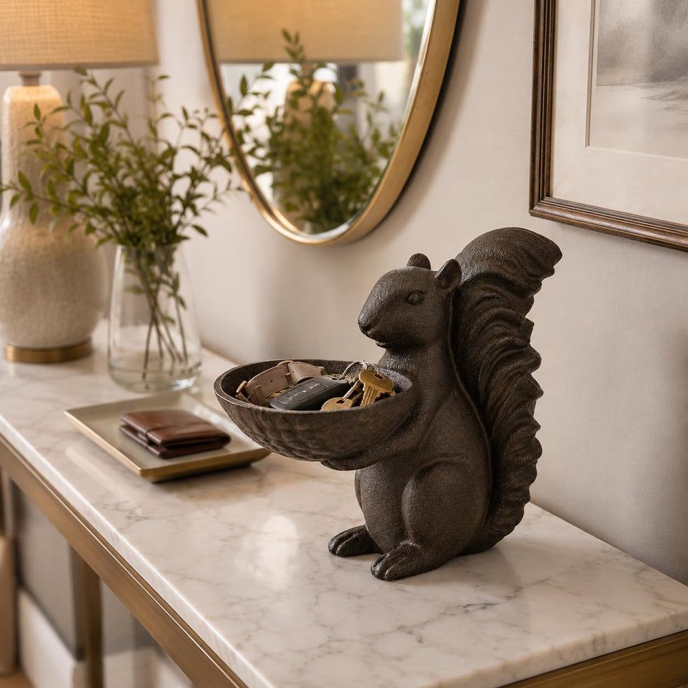 Comfy Hour used as entryway catchall keeping keys and coins tidy