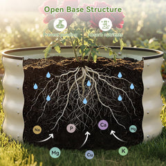 COMHOMA open bottom view demonstrating natural drainage and healthier roots