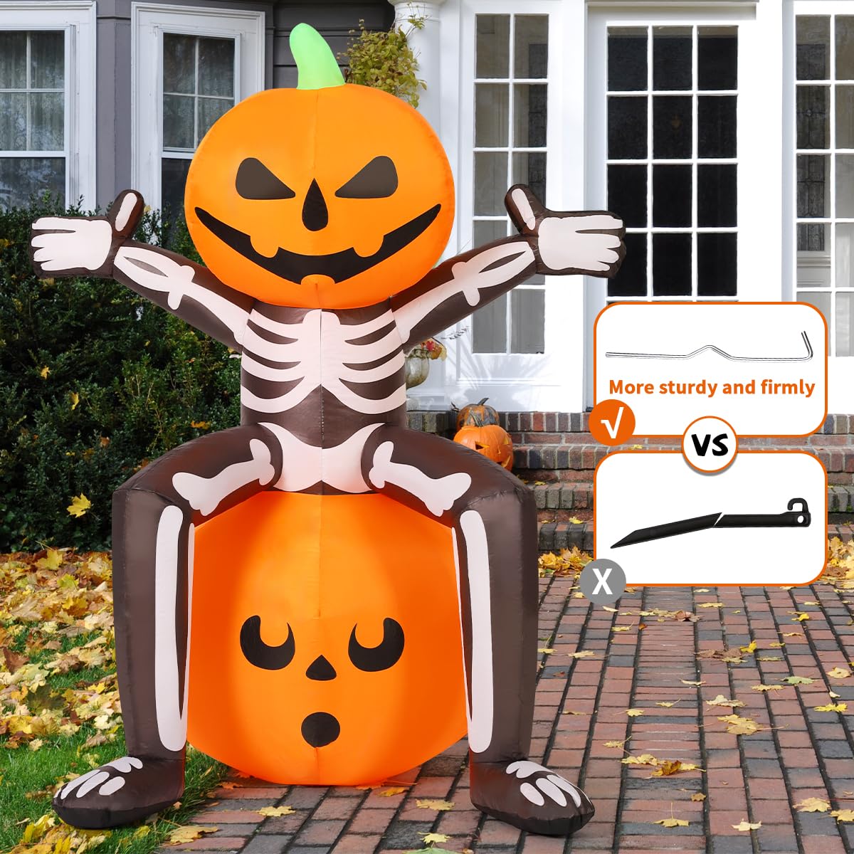 COMIN display on lawn with people showing accurate 5ft size and scale