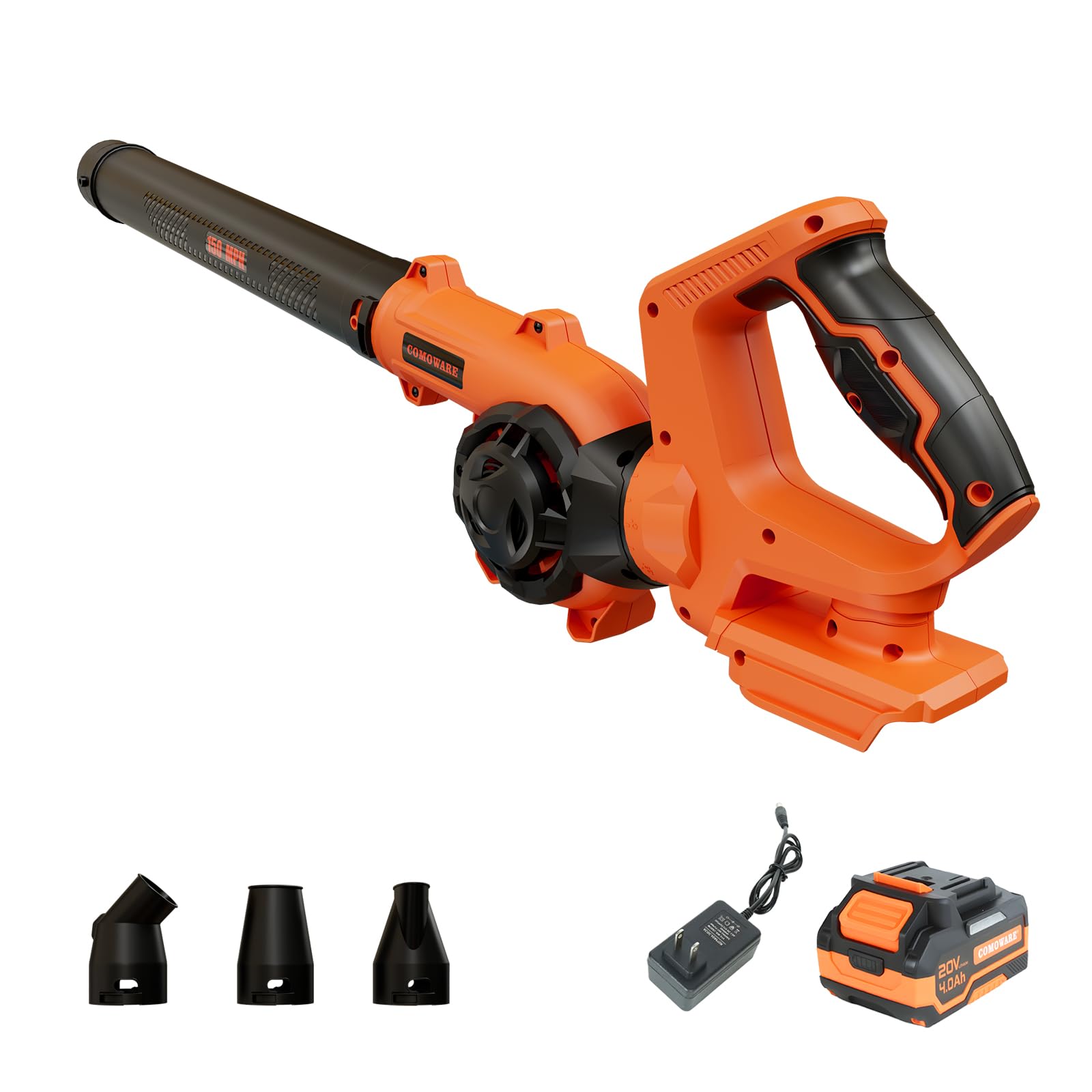 COMOWARE front view with nozzles showing powerful airflow benefit