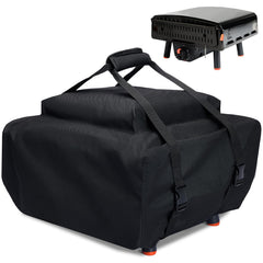 COMPEAK front view of cover protecting Blackstone oven, showing full weather protection