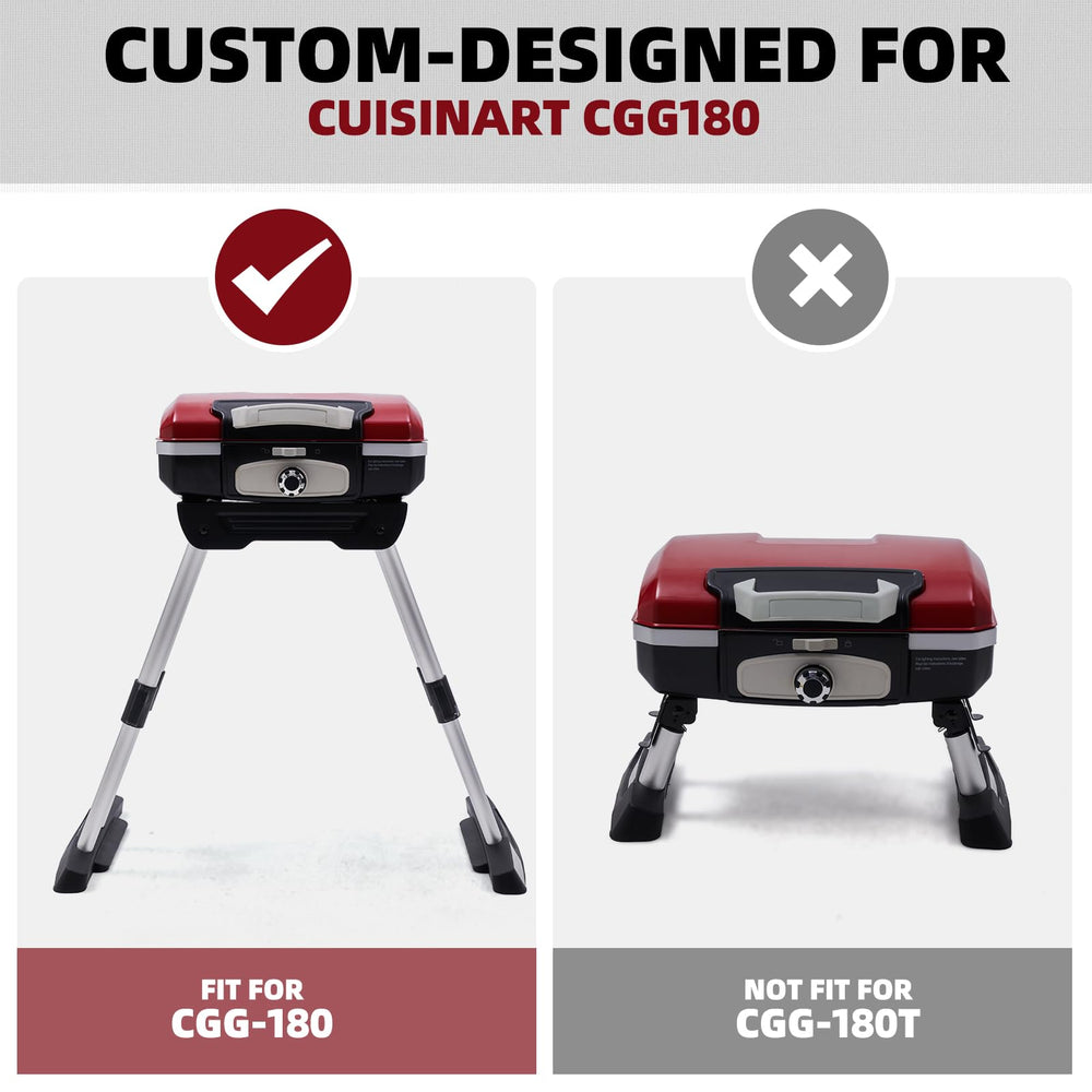 COMPEAK bag beside Cuisinart grill showing accurate size and fit
