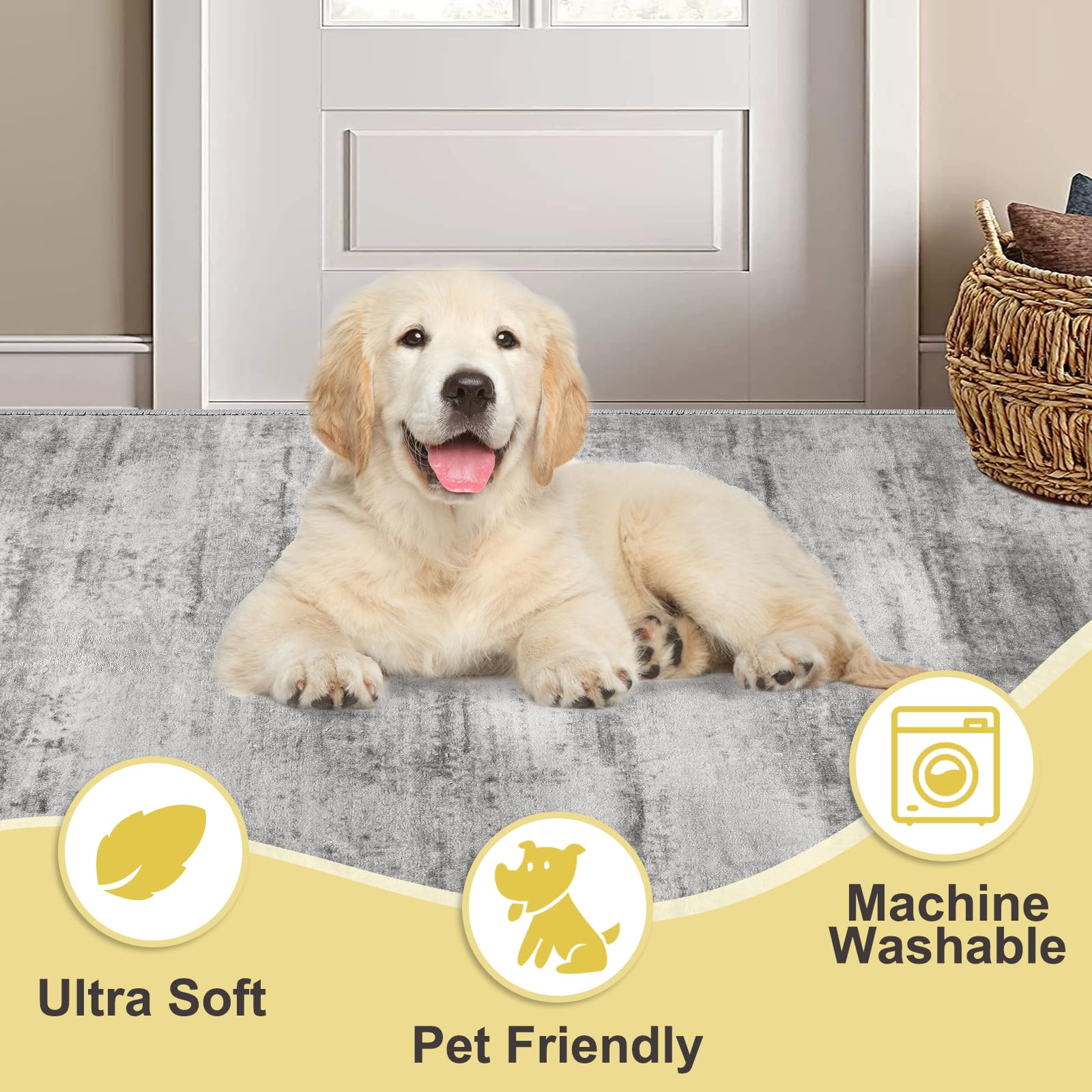 COMSLE mat in a styled entranceway demonstrating dirt control and tidy appearance